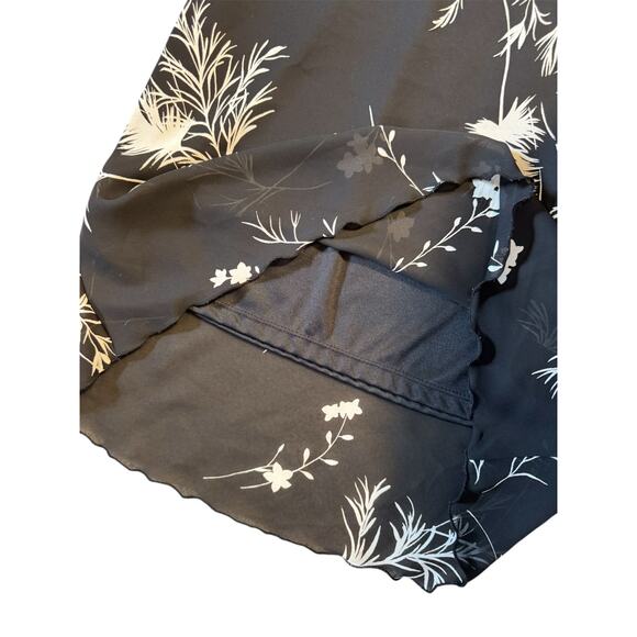 Vintage Y2K Whimsygoth Fairy Floral Midi Skirt Size 3 - Picture 2 of 4